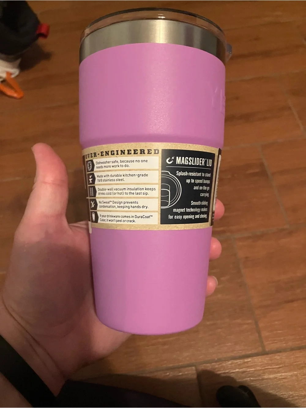 Brand new Yeti 20 oz. Rambler Stackable Cup - Desert Bloom Purple